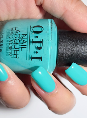 美国OPI指甲油 孔雀蓝绿色 P011 i'm yacht leaving
