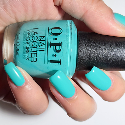 美国OPI指甲油 孔雀蓝绿色 P011 i'm yacht leaving