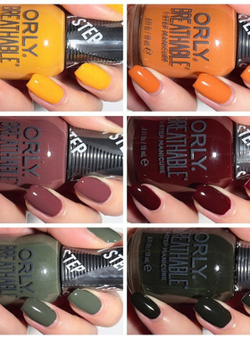 美国orly指甲油12free2023秋季透气系列三合一持久显白防水不可剥