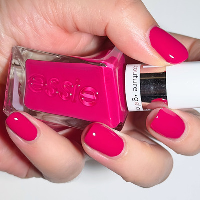 ESSIE扭扭瓶微光疗免烤快干指甲油 桃红色 304 v.i.please