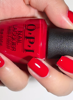 OPI指甲油A16中国红The Thrill of Brazil免烤快干持久不可剥
