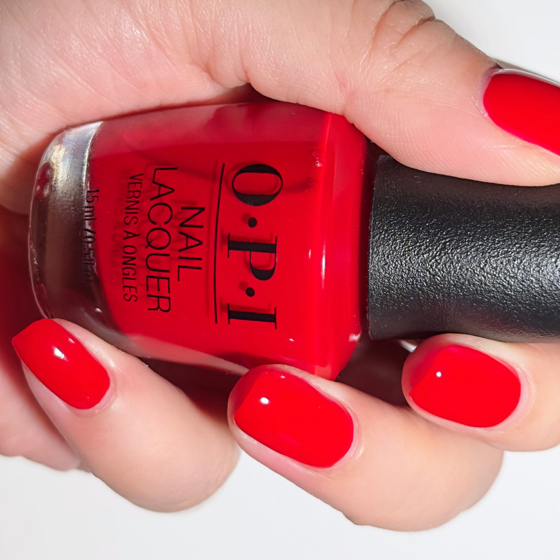 美国OPI指甲油 橘调火焰宝石红 热情桑巴红 A70 RED HOT RIO