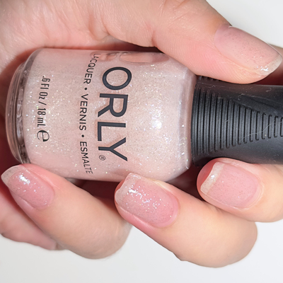 美国Orly指甲油12free细闪蜜桃粉 精致华丽 2000031 snow worries