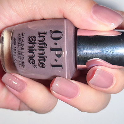 美国OPI甲油微光疗持久快干优雅灰紫粉ISL184 Track Suited Cutie