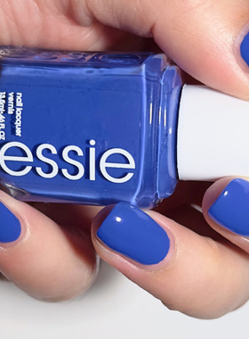 美国essie指甲油蓝色克莱因蓝819宝石蓝butler please免烤无毒