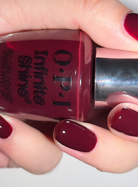 美国OPI微光疗指甲油持久快干浓郁浆果酒红ISL14 Raisin' the Bar