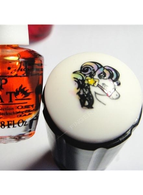 QA印花模板/钢板 绘图彩绘指甲印章图章 QA86-QA91链接5