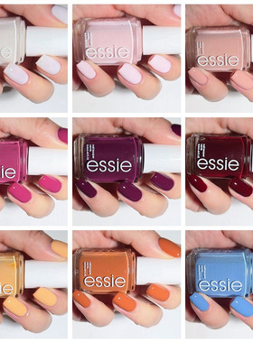 美国ESSIE指甲油 裸色红色蓝色透粉透白色经典色多款任选日常百搭