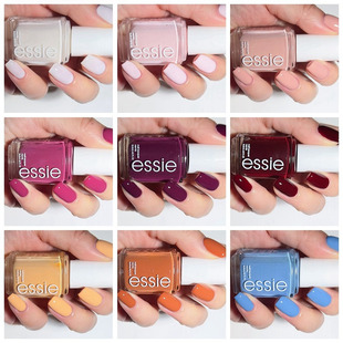 任选日常百搭 色多款 美国ESSIE指甲油 裸色红色蓝色透粉透白色经典