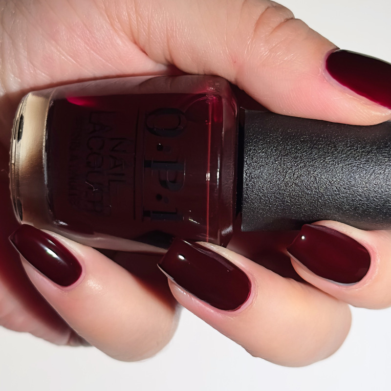 美国opi指甲油免烤快干持久显白红色系酒红车厘子红MI12米兰系列