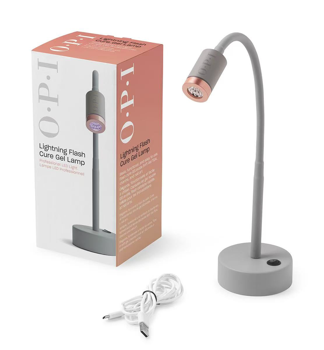 美国OPI Lightning Flash Cure Gel Lamp 专业便携美甲LED固化灯