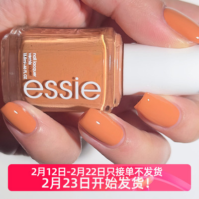 美国免烤指甲油essie浅咖啡色快干持久无毒 Sol searching 1822