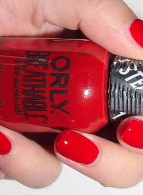 美国orly指甲油12free显白鲜活元气烂番茄色 2060016 ride or die
