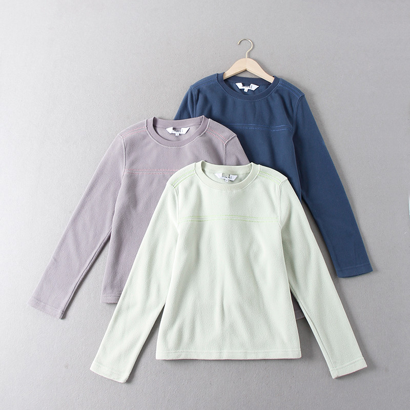 法国单！女细腻保暖摇粒绒休闲百搭圆领抓绒刺绣长袖套头卫衣绒衫,女装/女士精品,卫衣/绒衫,淘宝优惠券,粉丝福利购,淘宝优惠卷