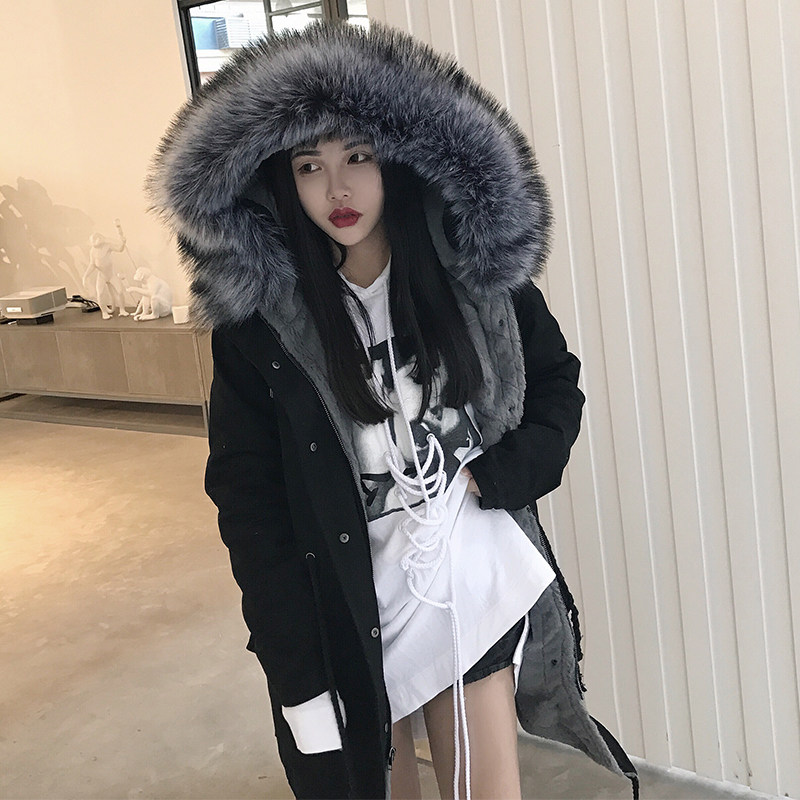 清仓黑三带可拆卸加厚grkc棉衣