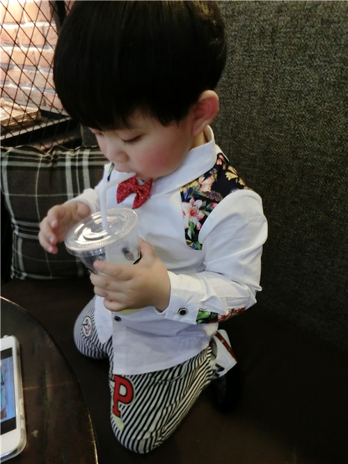 Chemise garcon à manche longue - Ref 2073153 Image 3