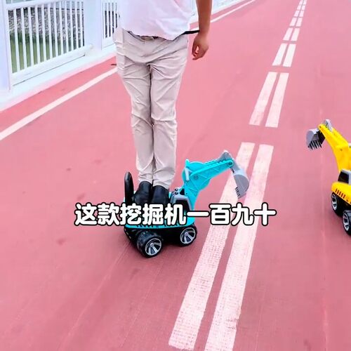 大号挖掘机工程车 2-6 岁宝宝可坐旋转座椅男孩挖土机玩具车爆款