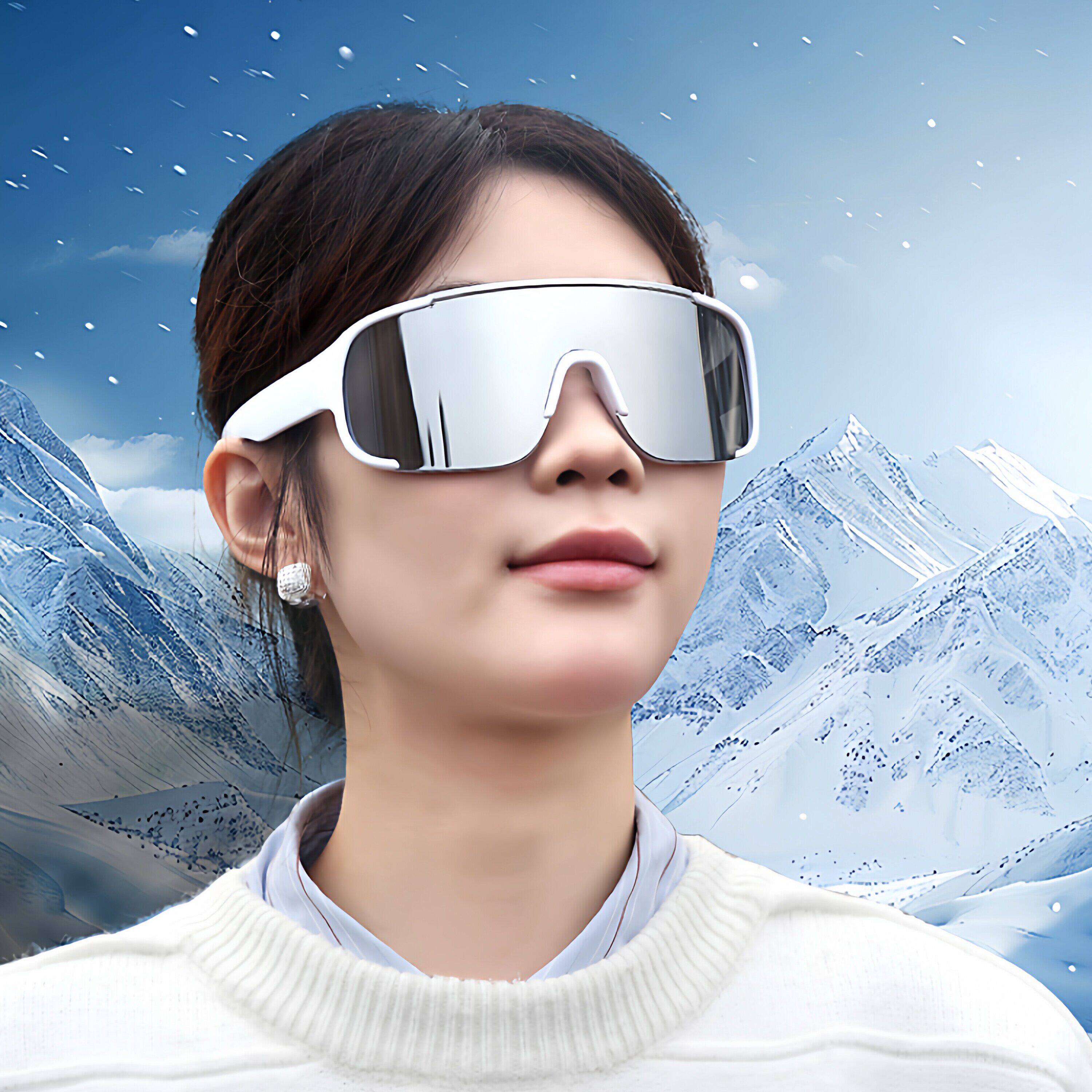 复古超大框户外骑行登山滑雪防风护目镜墨镜防晒连体太阳眼镜男女