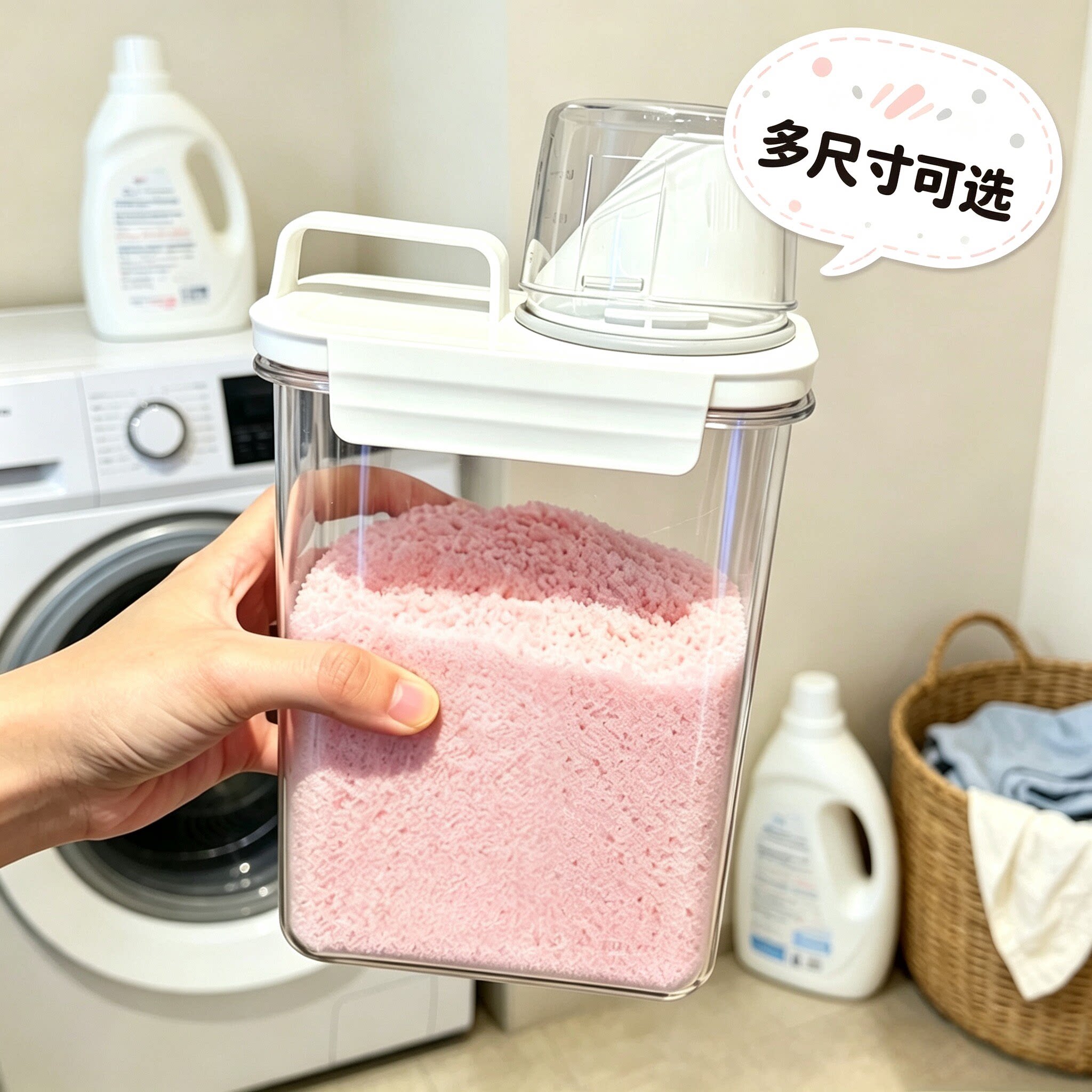 洗衣粉收纳盒子家用大容量