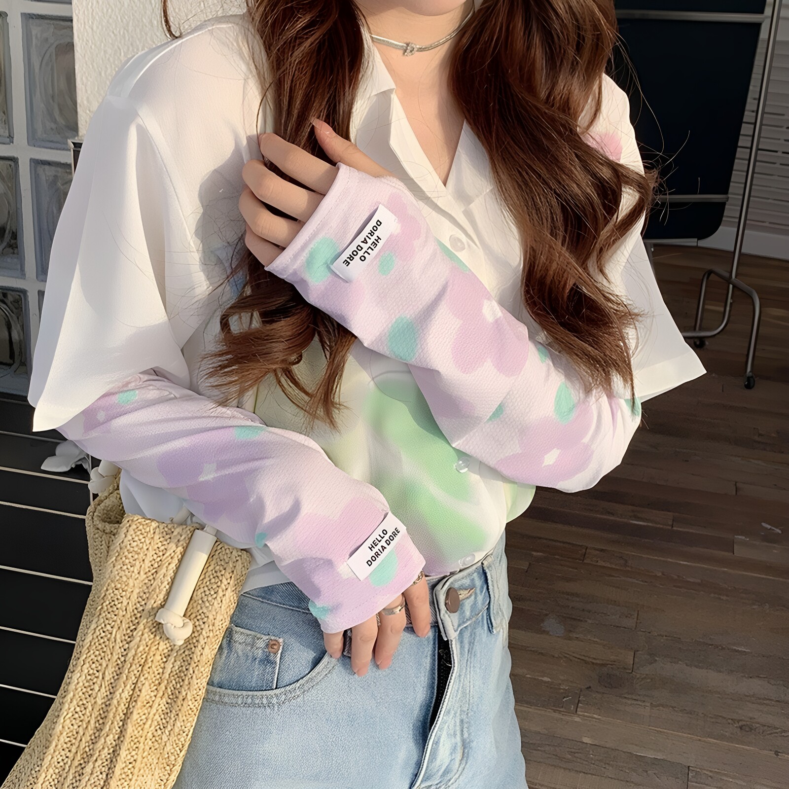 2026新款冰丝防晒袖套女款户外