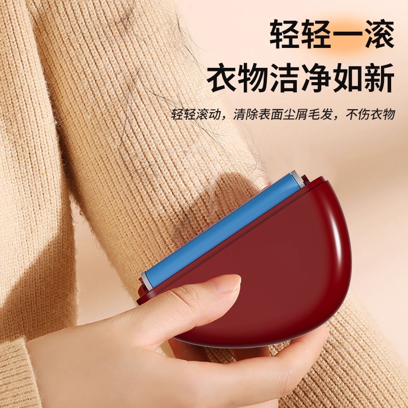 可水洗粘毛器滚筒家用粘毛神器