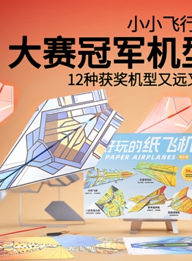 超好玩的纸飞机幼儿园立体小手工网红纸飞机玩具爆款创意折纸飞机