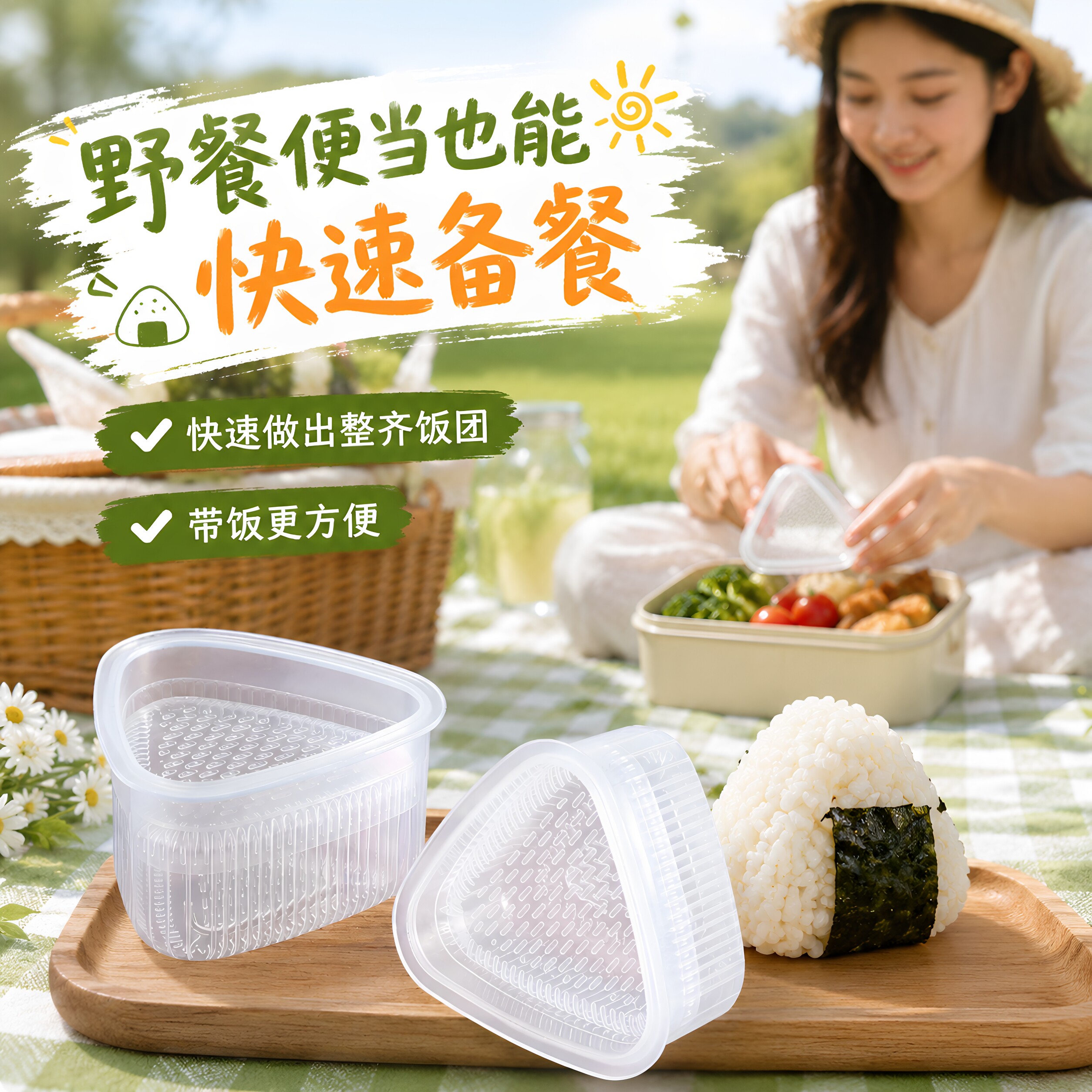 日式三角寿司饭团模具