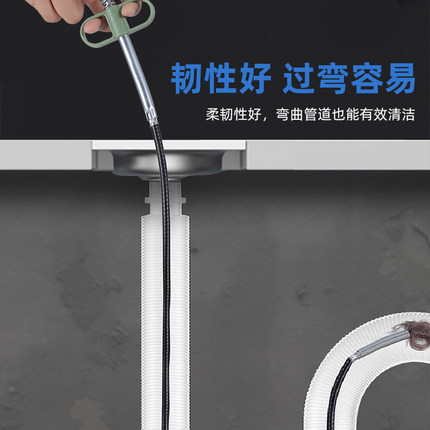 通厕所下水道神器管道疏通器马桶地漏堵塞神爪清洁专用工具家用