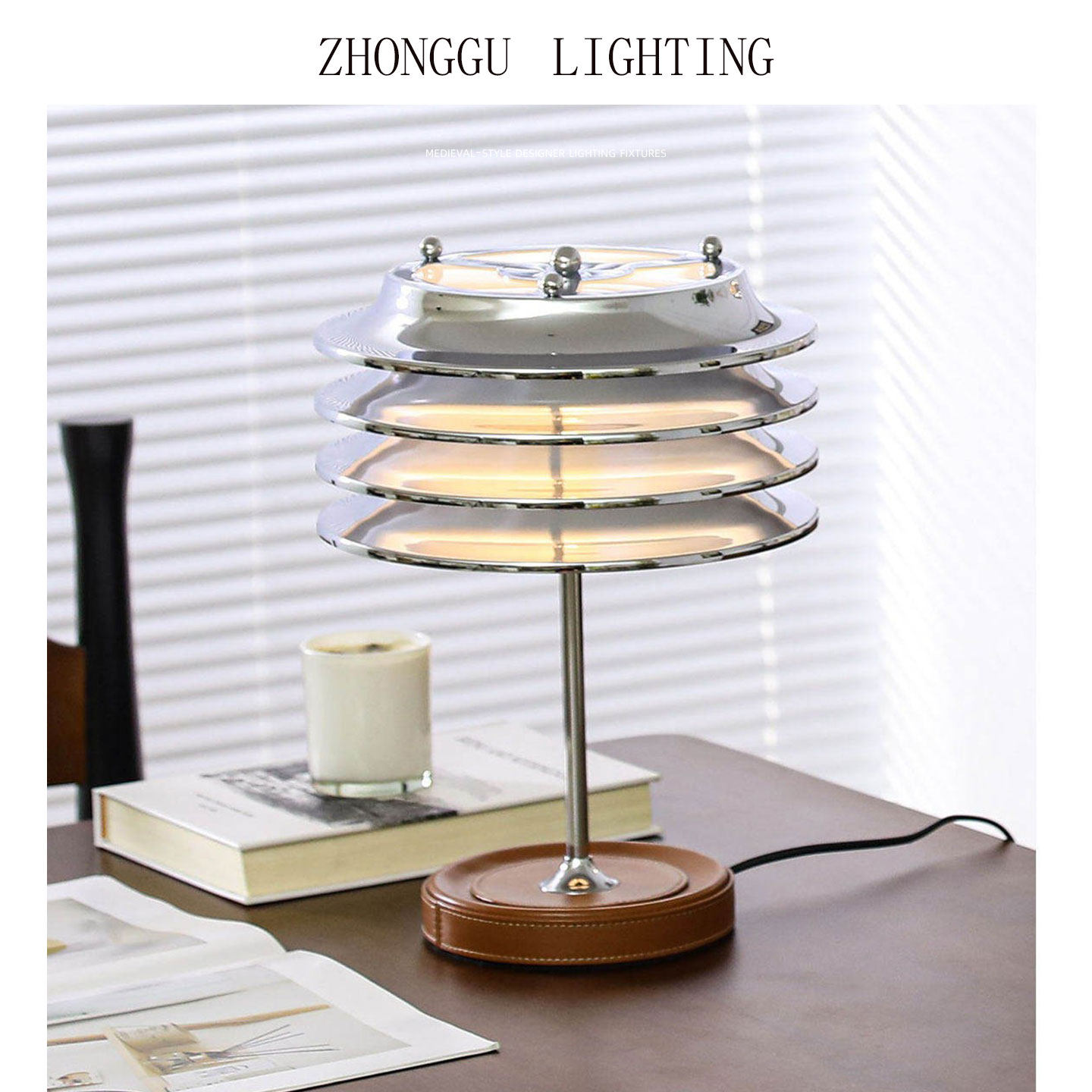 台灯氛围灯新月圆盘灯阁系列小夜灯乔迁礼物礼品卧室床头灯