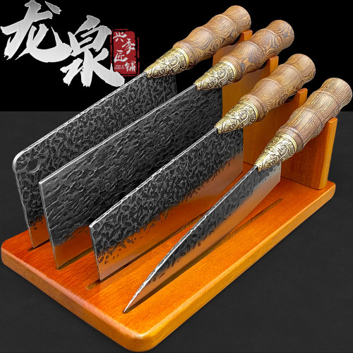 龙泉菜刀家用套装厨刀锋利耐用