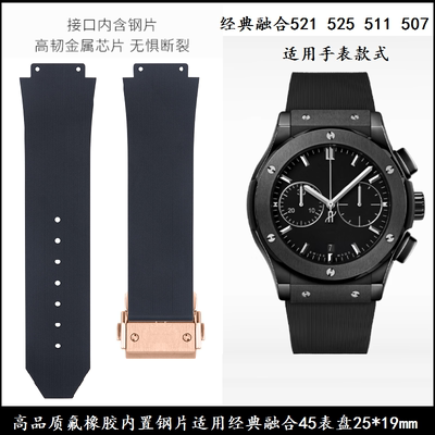 经典融合45mm氟橡胶手表带