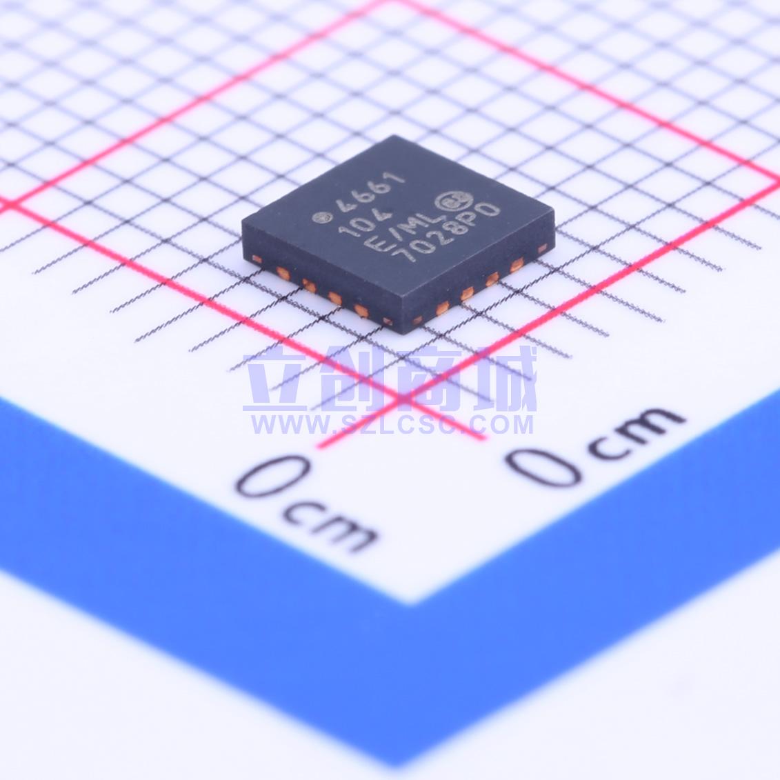 数字电位器 MCP4661T-104E/ML QFN-16_4x4x065P MIC 全新原装进口