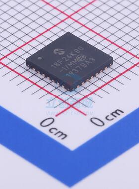 单片机(MCU/MPU/SOC) PIC18F26K80T-I/MM QFN-28 全新原装进口