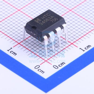 DC-DC电源芯片 MC34063AN DIP-8 HTC