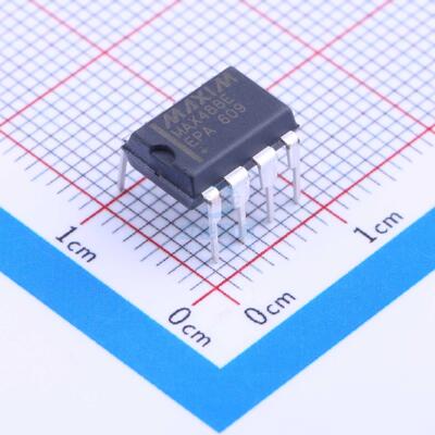 RS-485/RS-422芯片 MAX488EEPA+ DIP-8 MAXIM 全新原装进口