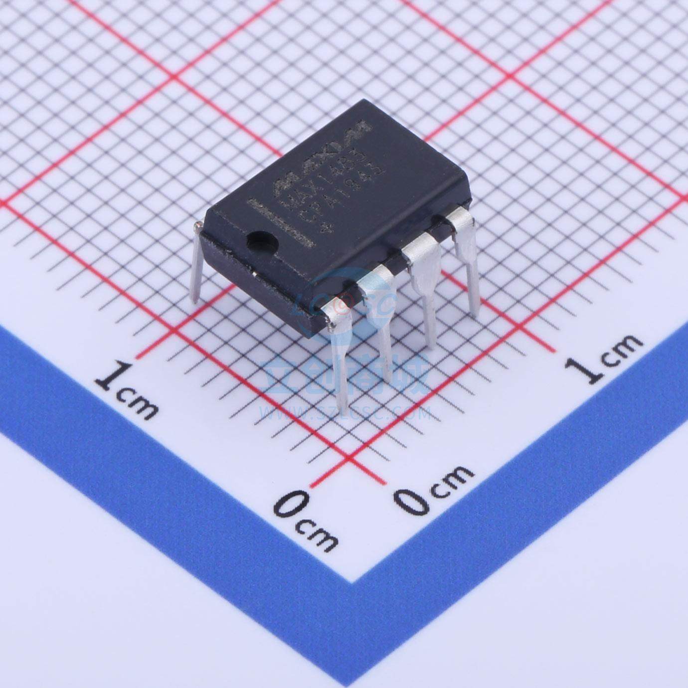 RS-485/RS-422芯片 MAX1483CPA+ PDIP-8 MAXIM(美信)