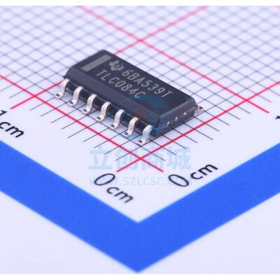 运算放大器 TLC084CDR SOIC-14_150mil TI 全新原装进口