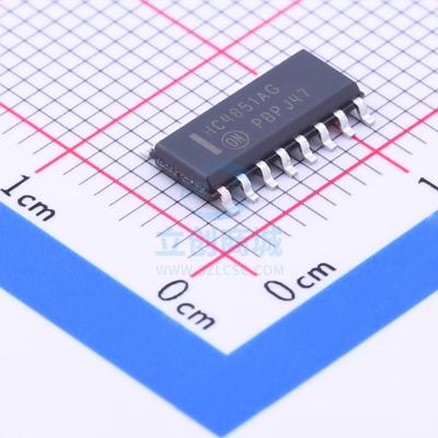 模拟开关/多路复用器 MC74HC4851ADR2G SOIC-16_150mil on 全新原