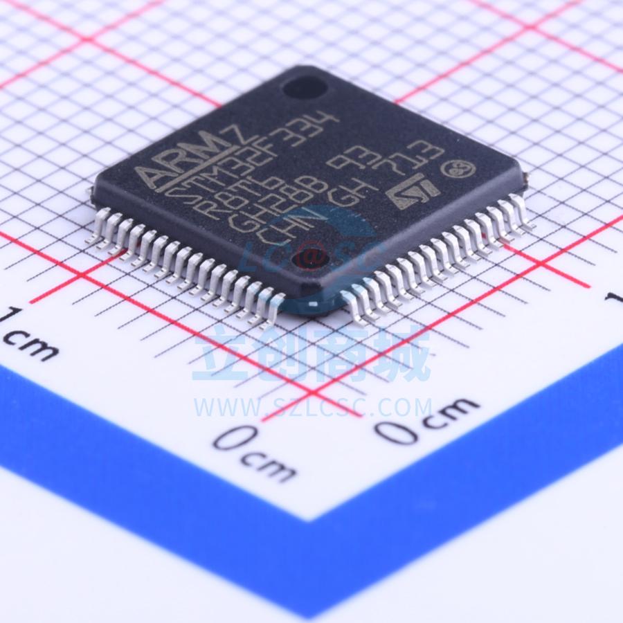 单片机(MCU/MPU/SOC) STM32F334R8T6 LQFP-64_10x10x05P ST 全新