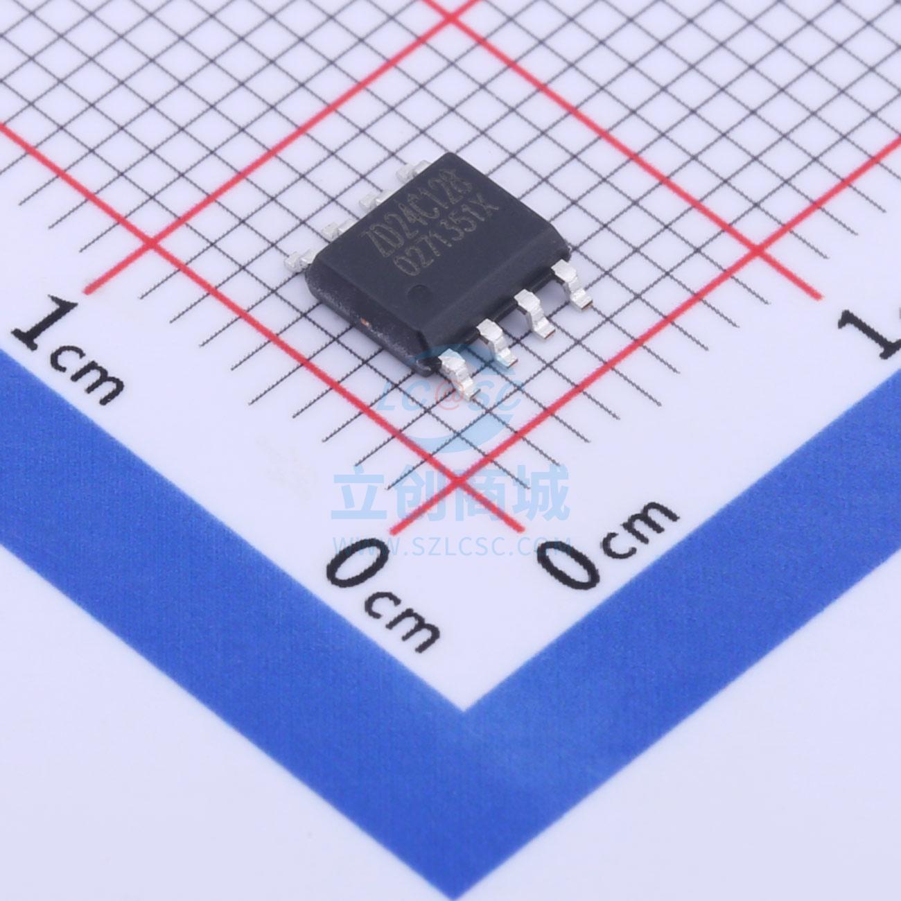EEPROM ZD24C128A-SSGMB SOP-8_150mil Zetta(澜智)