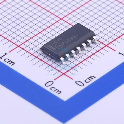 反相器 74AC14SCX SOIC-14_150mil on 全新原装进口