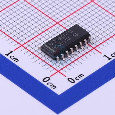 LED显示驱动 CD74HC4511M96 SOP-16 TI 全新原装进口