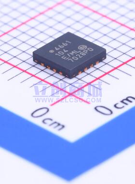 数字电位器 MCP4661T-104E/ML QFN-16_4x4x065P MICROCHIP(美国微