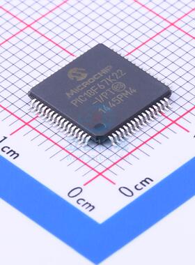 单片机(MCU/MPU/SOC) PIC18F67K22T-I/PT TQFP-64 全新原装进口