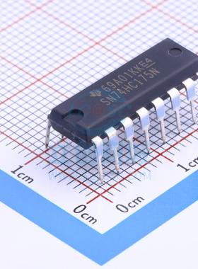 触发器 SN74HC175N DIP-16 TI 全新原装进口