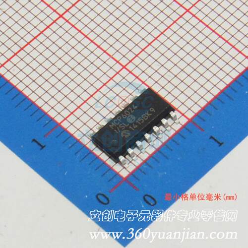 运算放大器 MCP6024T-I/SL SOIC-14_150mil MICROCHIP(美国微芯)