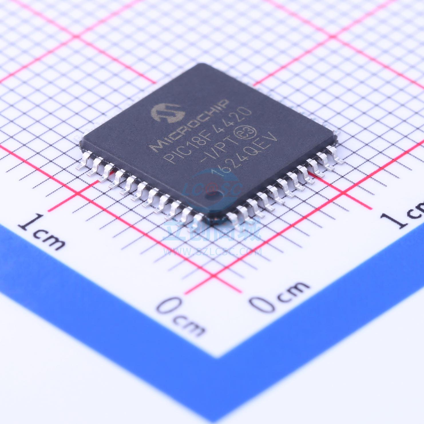 单片机(MCU/MPU/SOC) PIC18F4420T-I/PT TQFP-44_10x10x08P MIC全