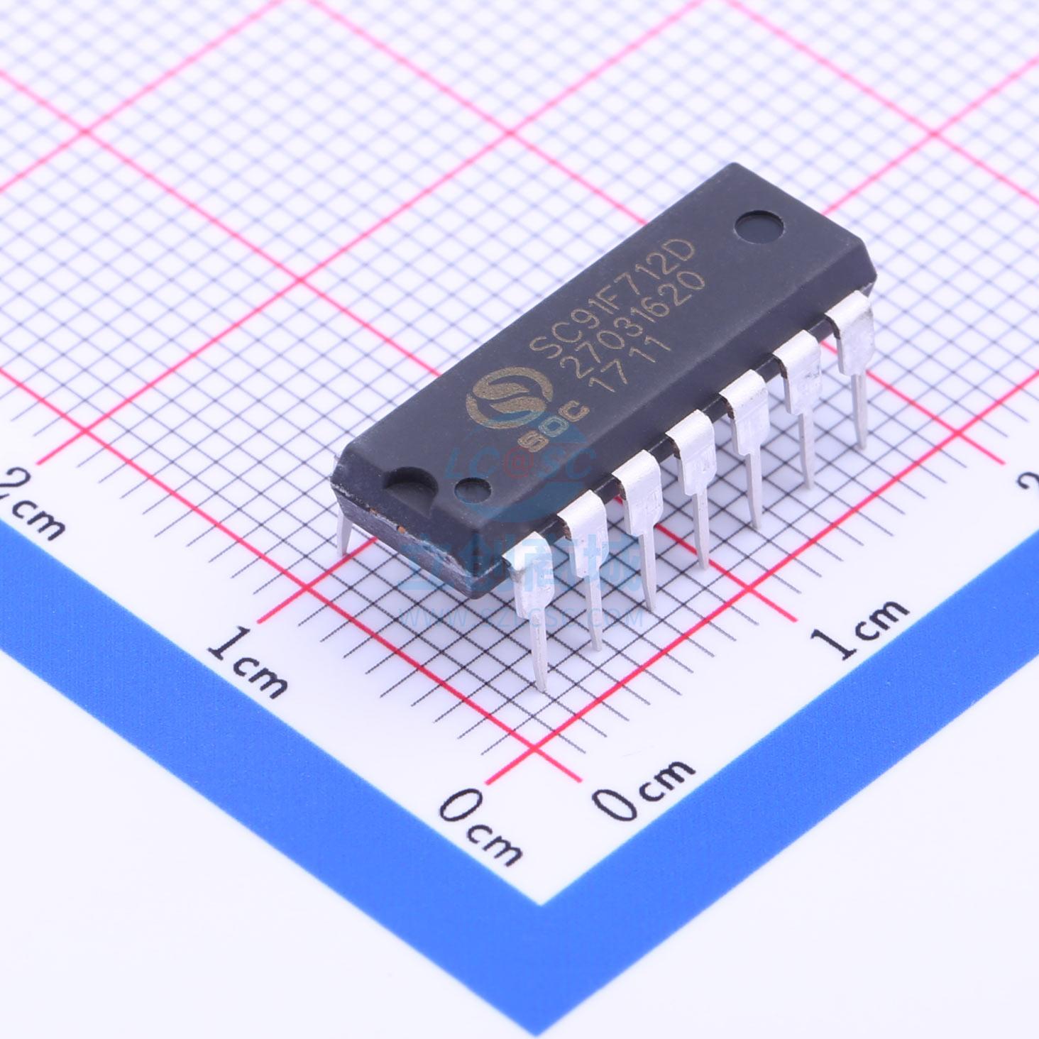 单片机(MCU/MPU/SOC) SC91F712D14U DIP-14 SOC(赛元)