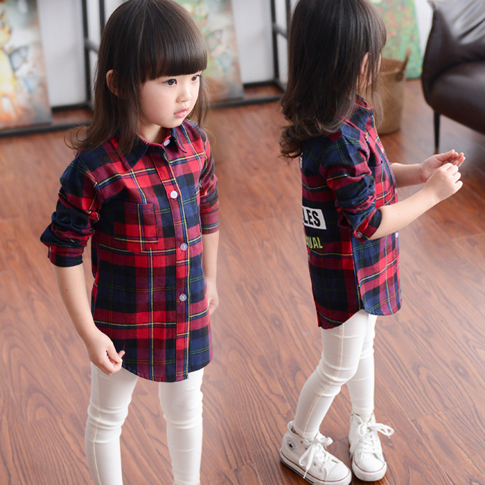 Chemise fille à manche longue - Ref 2085766 Image 1