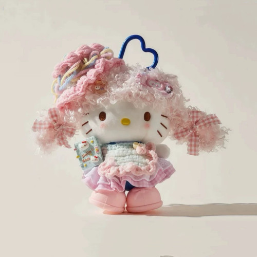 日本可爱hellokitty毛绒挂件书包挂饰粉色少女心小玩偶毕业季礼物